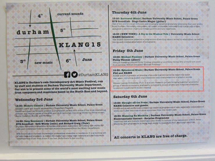 Klang 2015 programme