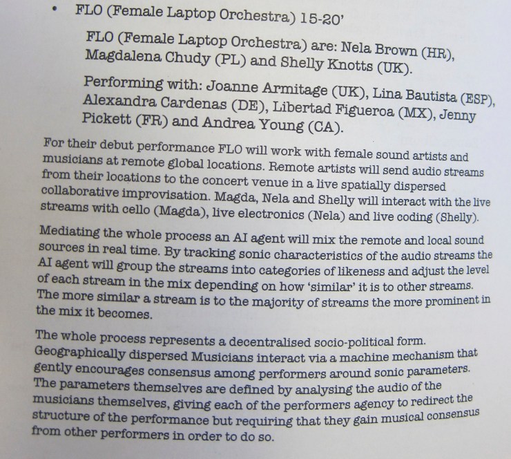 FLO programme note