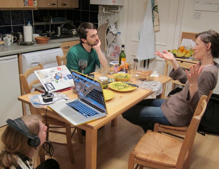 and the obligatory 'after-performance' review and discussion in the kitchen :-)