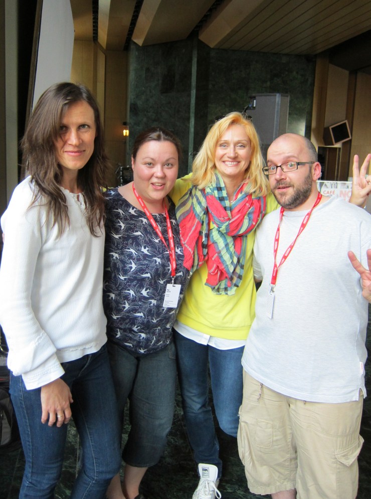 Magda, Karen, Nela and Patrick 