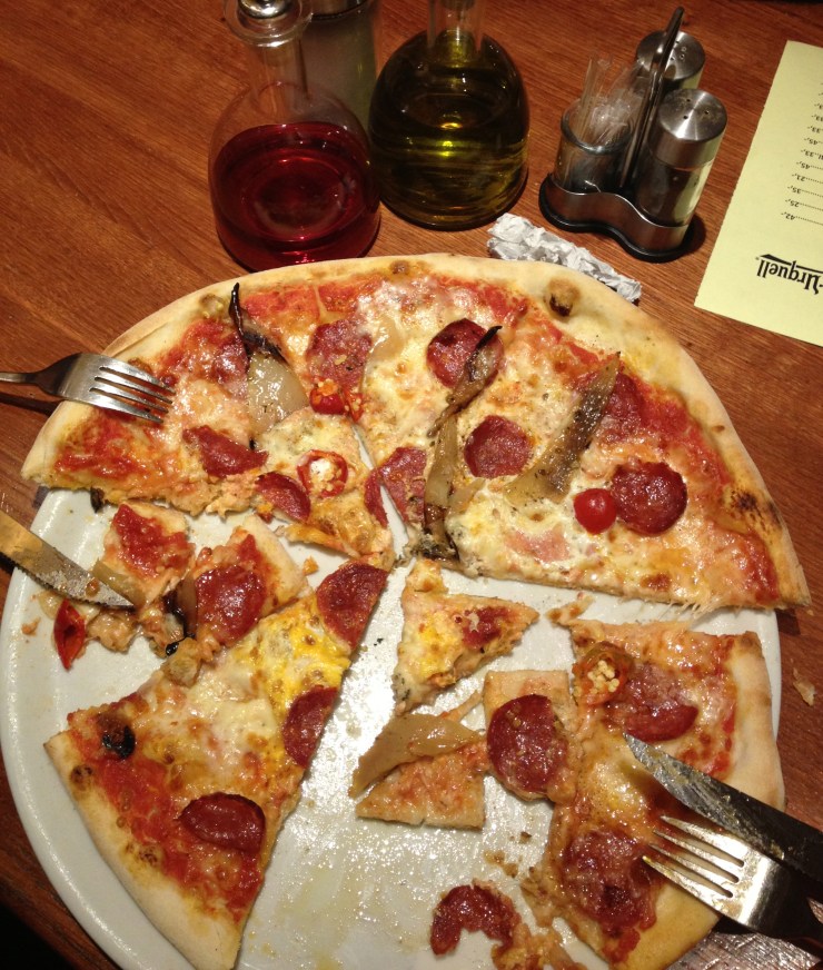 pizza for dinner :-)