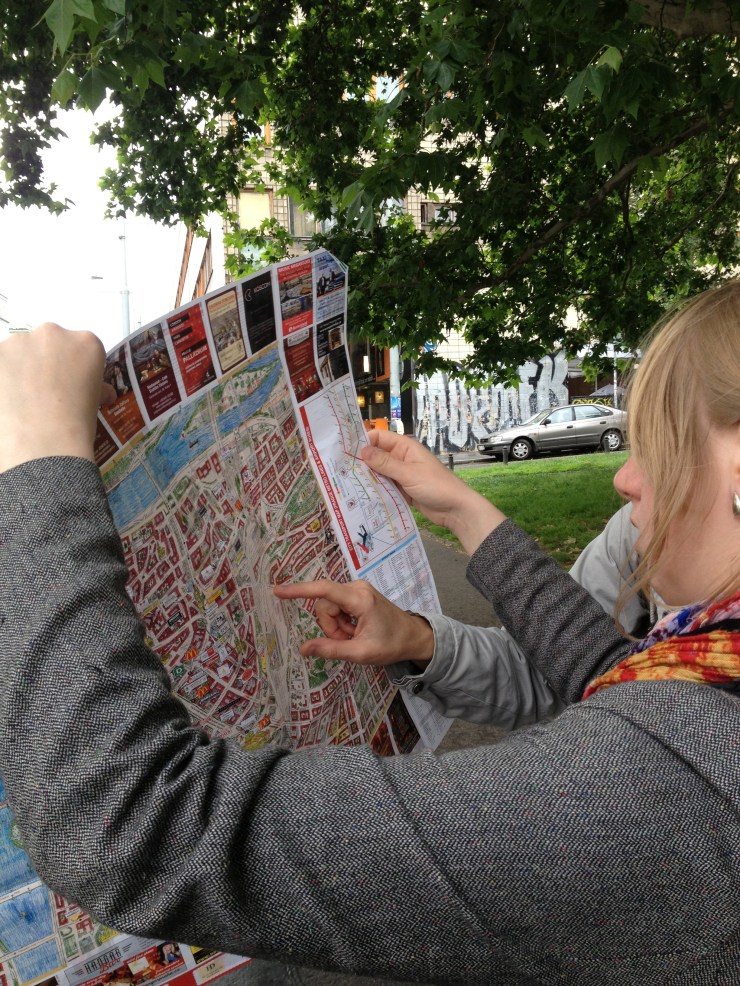 Navigating our way around Prague