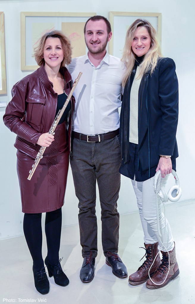 'Trio fantastikus' (Renata Penezic, David Mastikosa & Nela Brown) at the end of Sutra concert in ORIS 