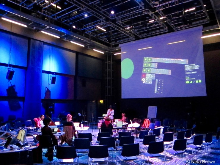 Rehearsal-Female-Laptop-Orchestra+WiMT-Sonic-Arts-Research-Centre-Belfast-2018