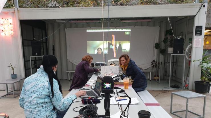 Female-Laptop-Orchestra-FLO-and-Friends-City-Jam-Melbourne-Testing-Grounds-June-2019-Bump-in