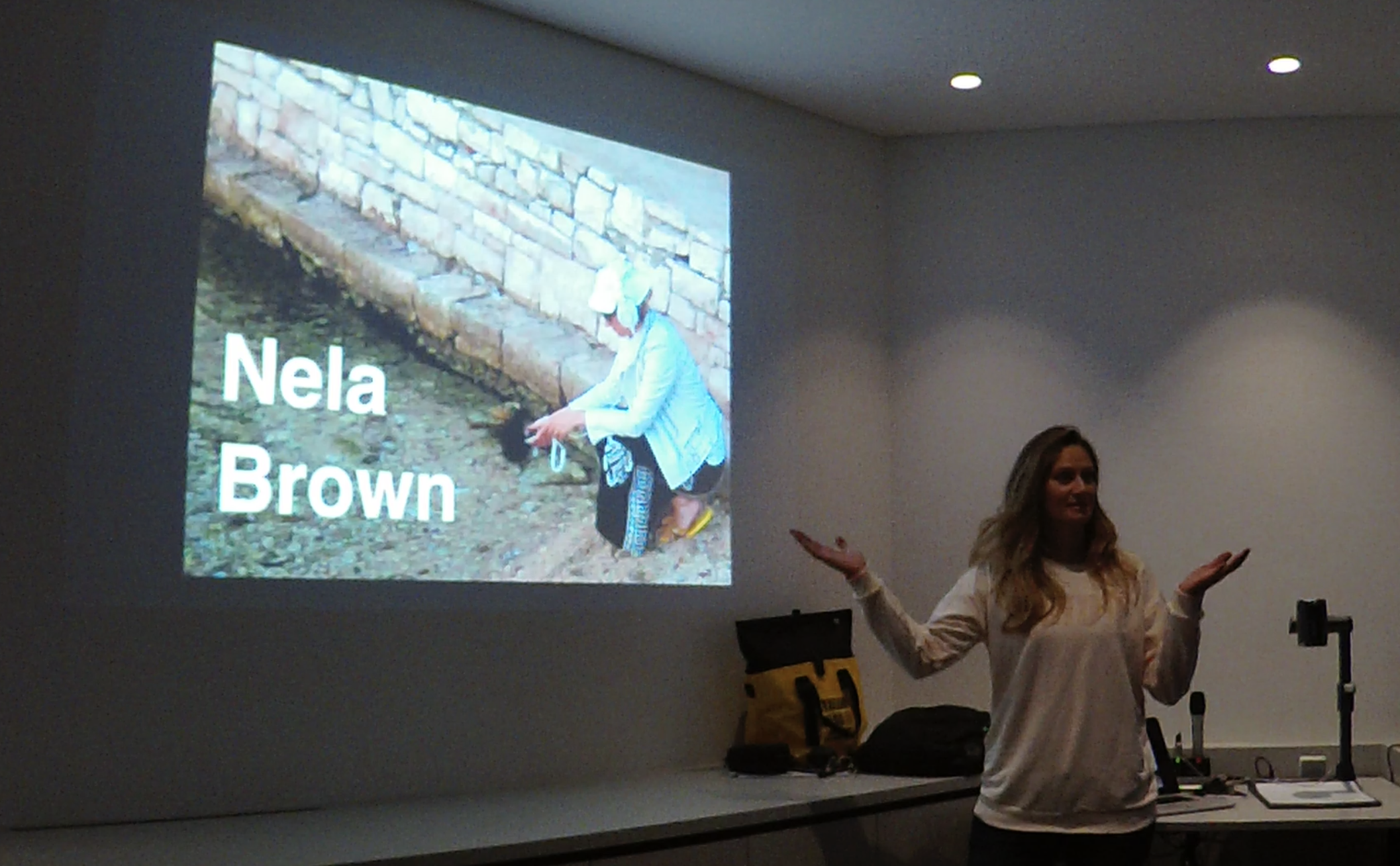 Nela-Brown-lecture-at-VCA-University-of-Melbourne -April-2019