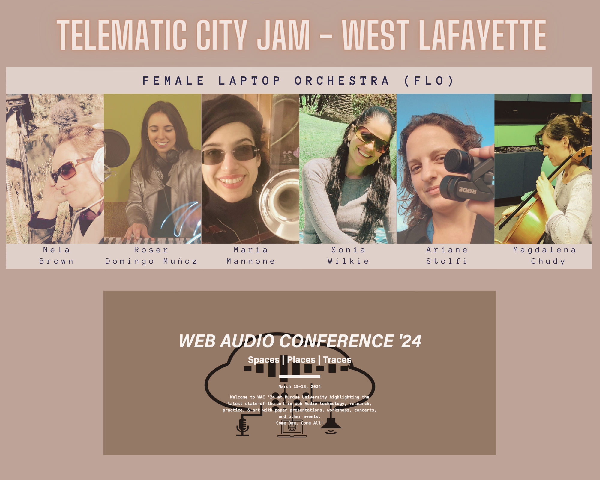 Female Laptop Orchestra - WAC 2024